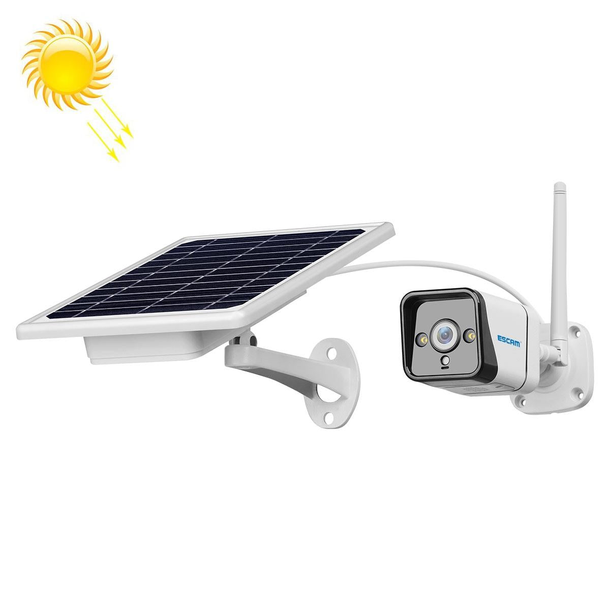 Waterproof Wifi Solar Camera With Night Vision Motion Detection And Two Way Audio