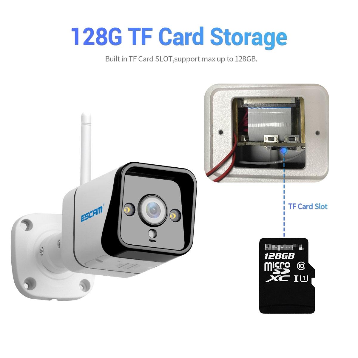 Waterproof Wifi Solar Camera With Night Vision Motion Detection And Two Way Audio