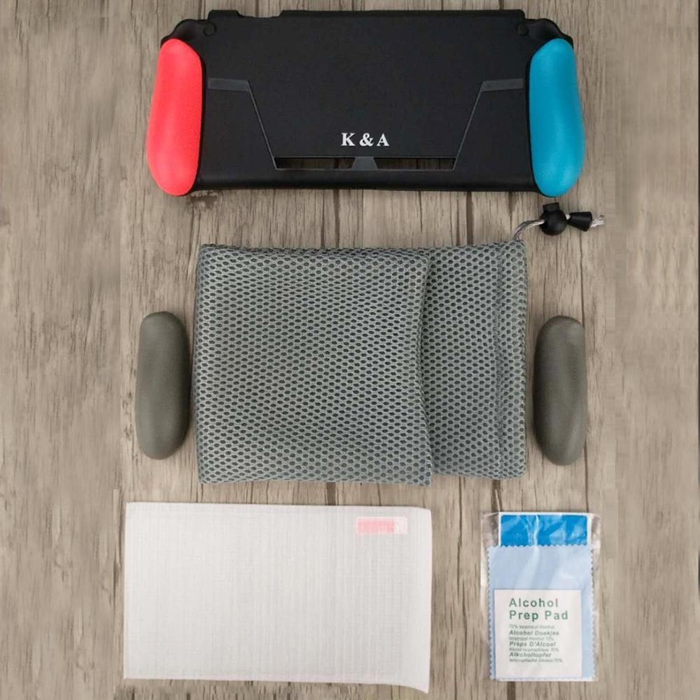 Nintendo Switch Tpu Grip With Game Card Slot Anti Shock Protection Case