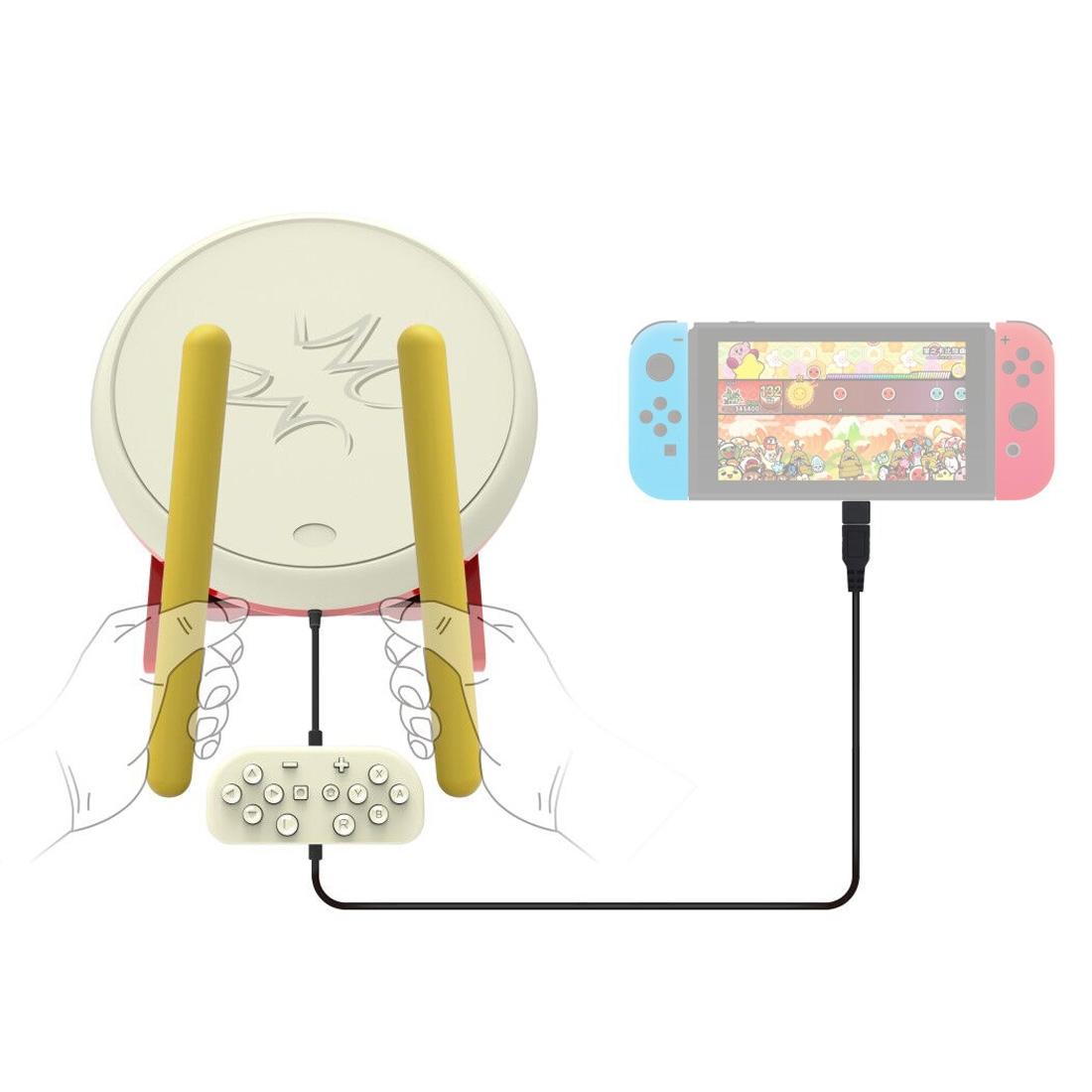Drum Sticks Controller Kit For Nintendo Switch Compact And Versatile Design