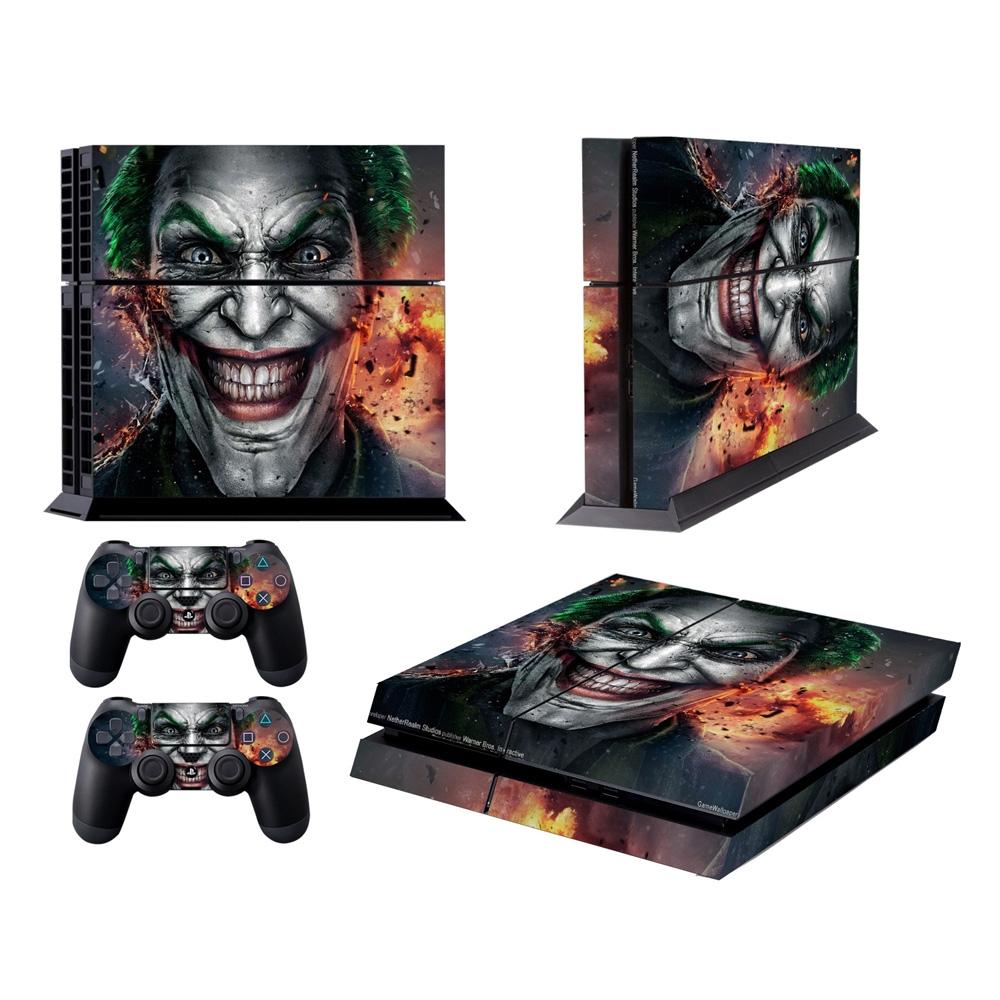 Sony Playstation 4 Ps4 Protective Film Sticker Clown Bucky Pattern Design