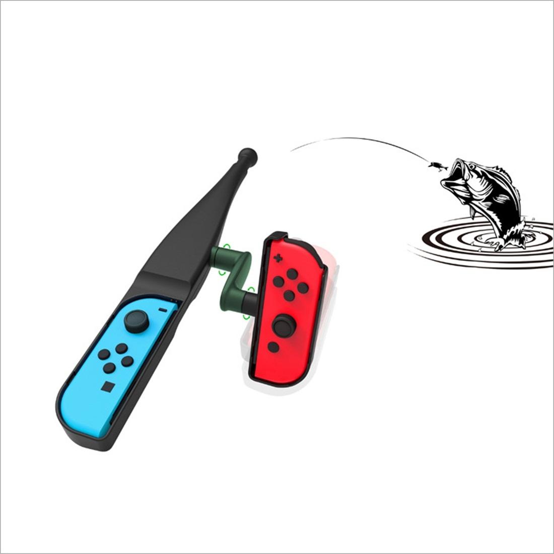 Switch Fishing Rod For Nintendo By Dobe Durable Abs Material