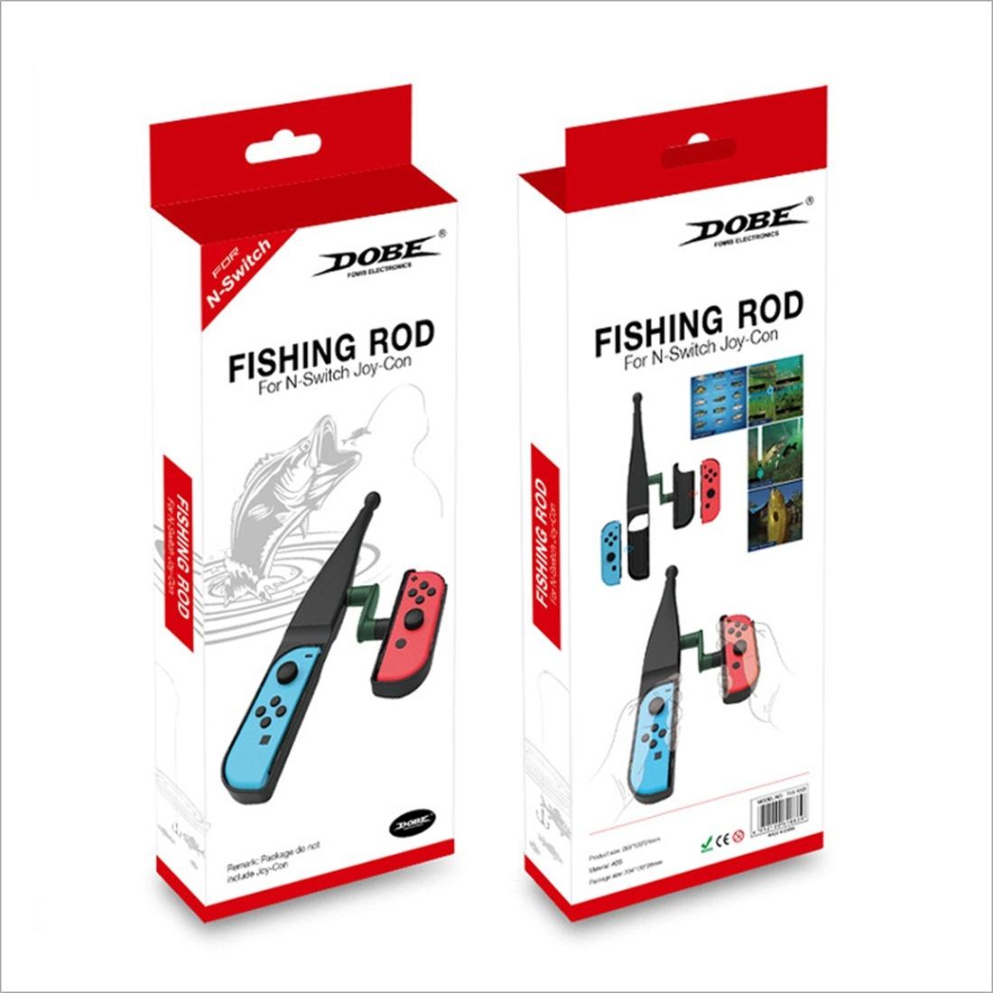 Switch Fishing Rod For Nintendo By Dobe Durable Abs Material