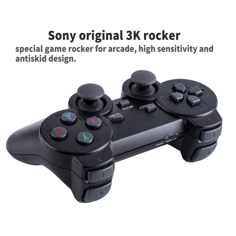 32Gb 4K Retro Game Stick + Wireless Gamepads & 3000 Games