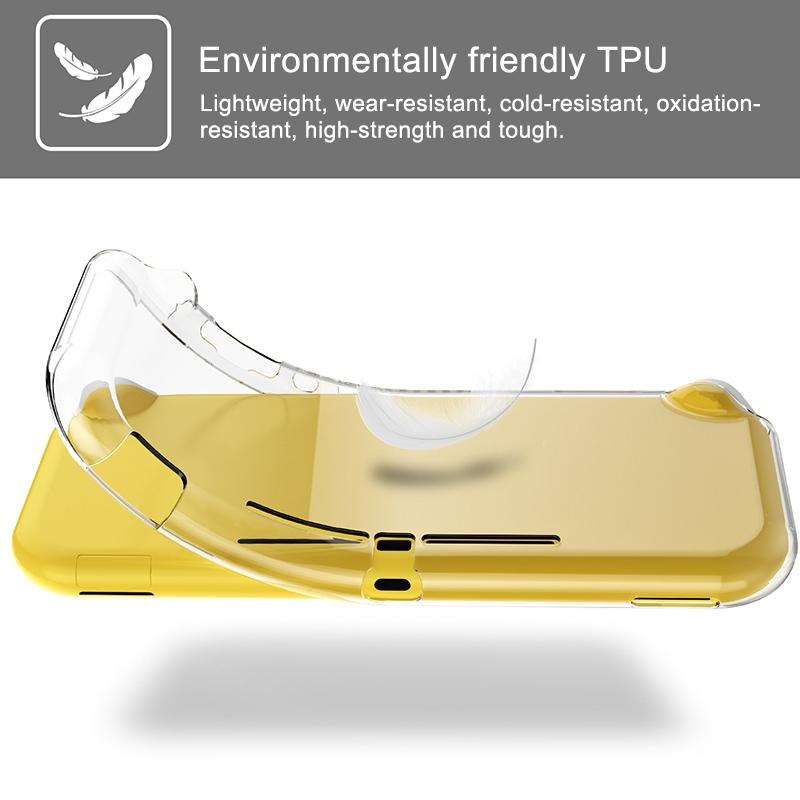 Clear Protective Tpu Case For Nintendo Switch Lite With Precise Design