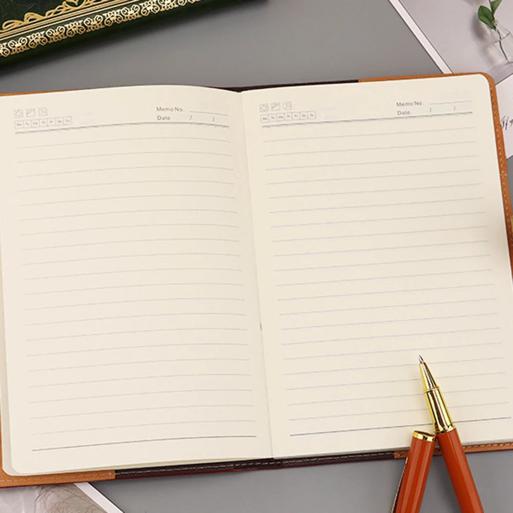 New A5 Retro Password Notebook With Lock Diary Book Student Vintage Sub Supplies