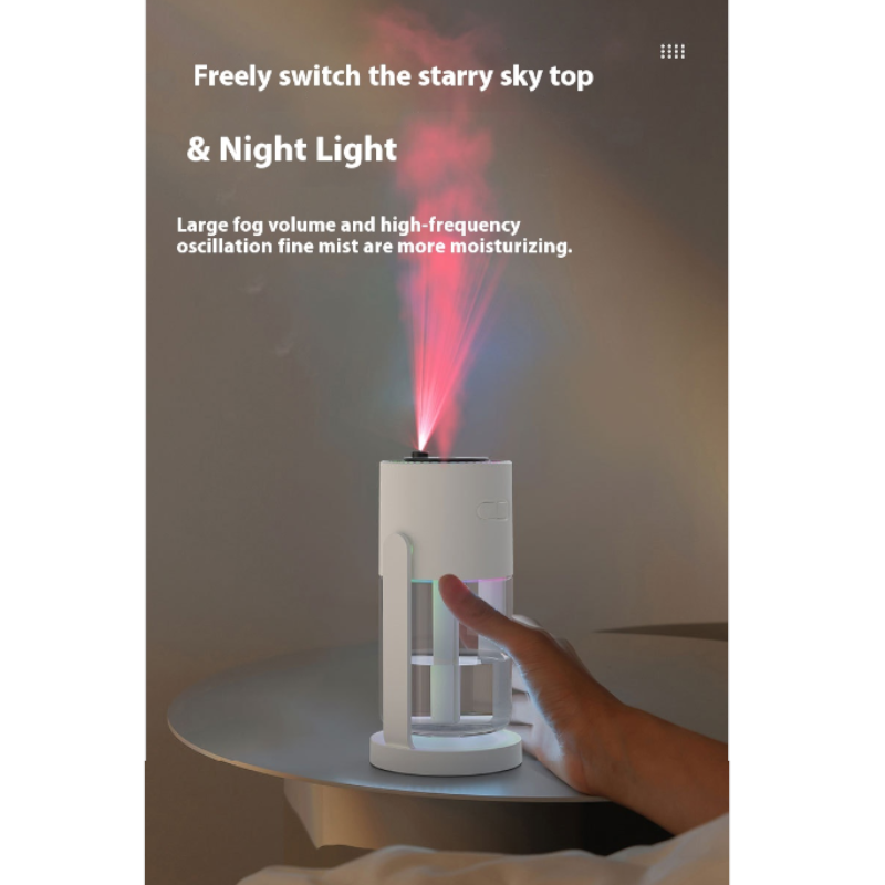 Projection Starry Sky Top Ambient Light Humidifier Portable Car Home Usb Spray