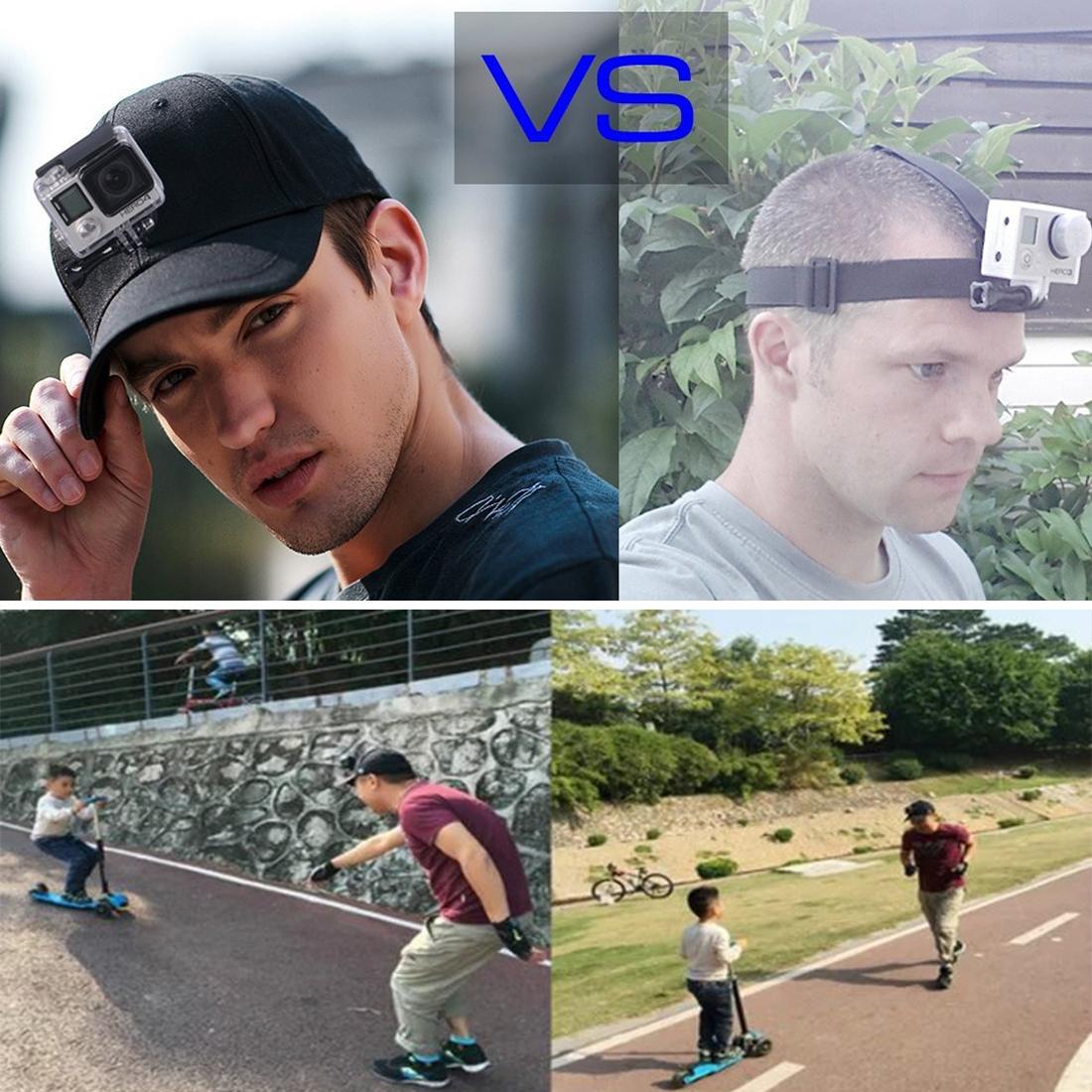 Camera Cap With Mount For Outdoor Sports And Action Cameras