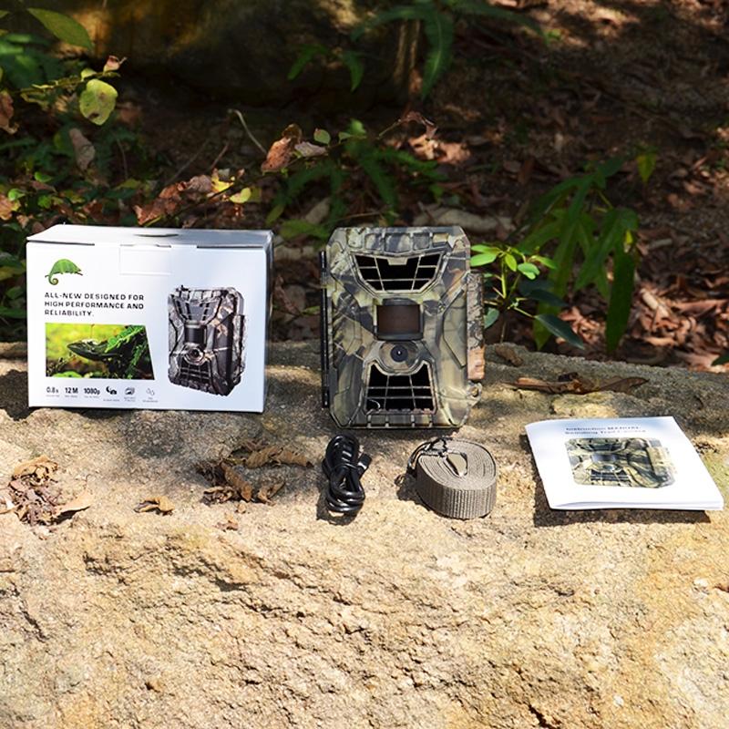 Waterproof Night Vision Trail Camera With Wide Angle And Pir Sensor