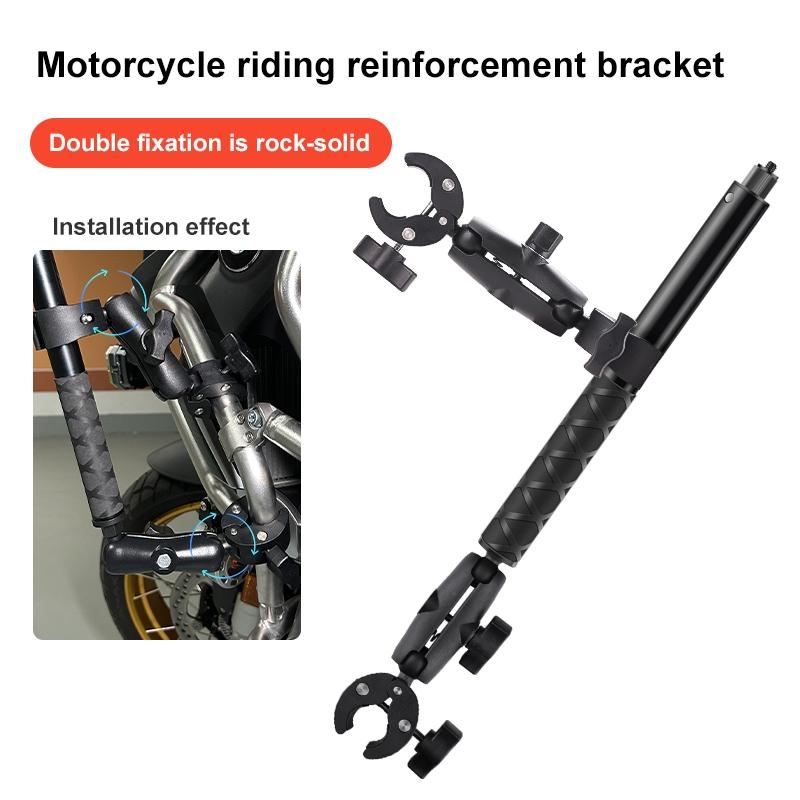 Universal Motorcycle Handlebar Mount For Camera Holders And Accessories