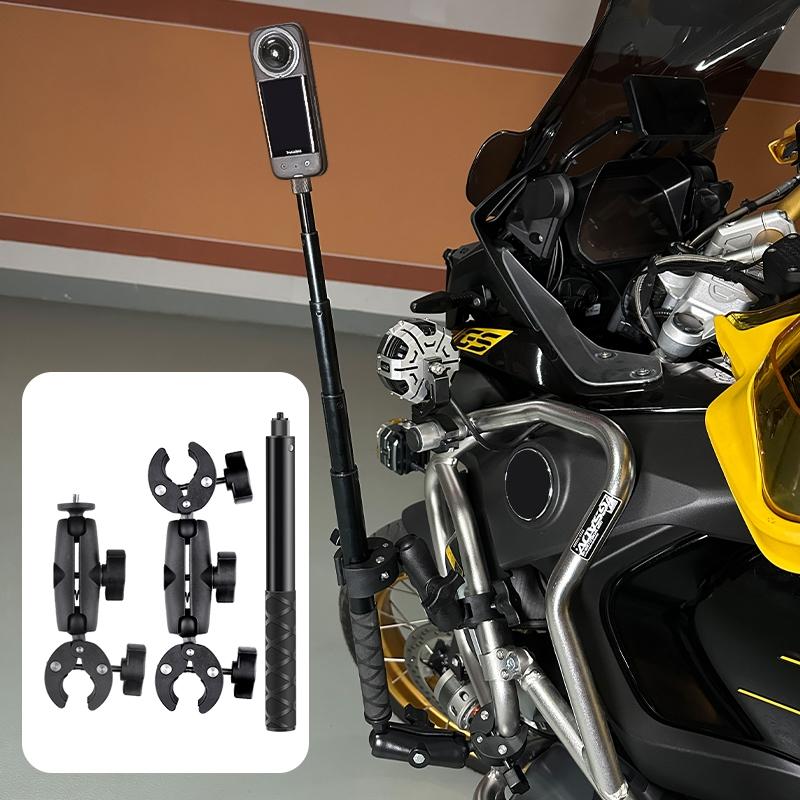 Universal Motorcycle Handlebar Mount For Camera Holders And Accessories