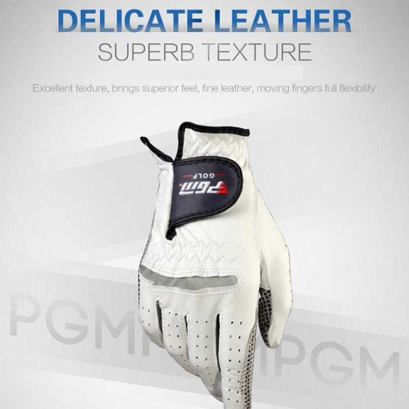 Sheepskin Anti Slip Left Hand Golf Glove For Women Size 23 Leisure Use