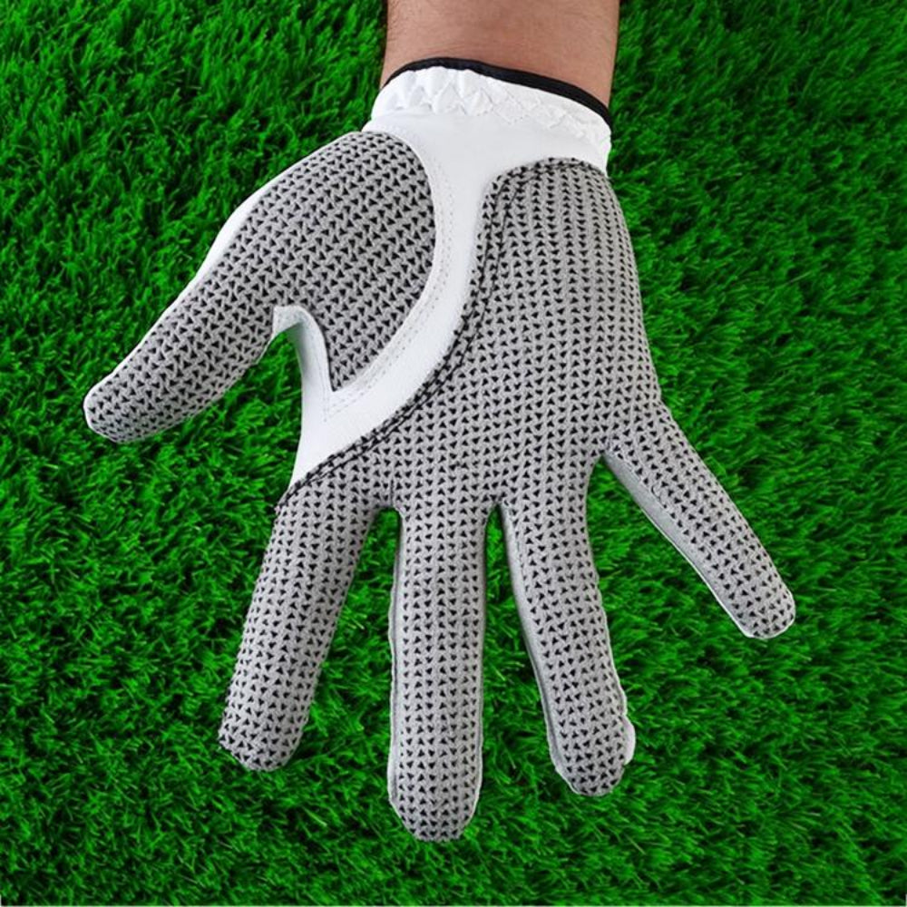 Sheepskin Anti Slip Golf Gloves Enhanced Grip Right Hand Size 25