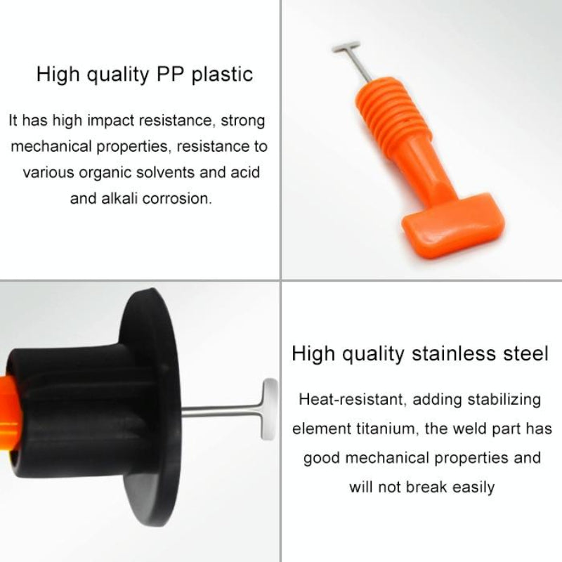 50 Pack Tile Leveling Clips For Precise Paving Alignment And Surface Evenness