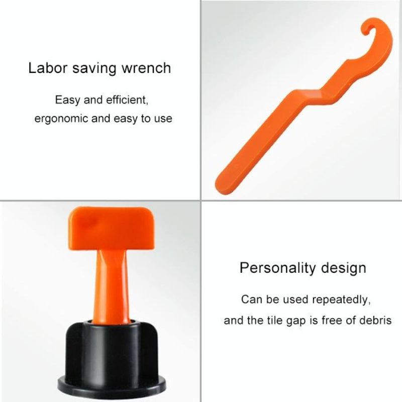 50 Pack Tile Leveling Clips For Precise Paving Alignment And Surface Evenness