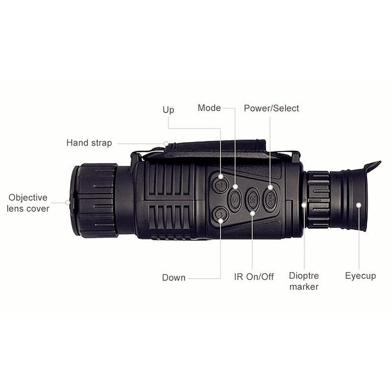 Usb Charging Infrared Monocular Telescope Professional Night Vision