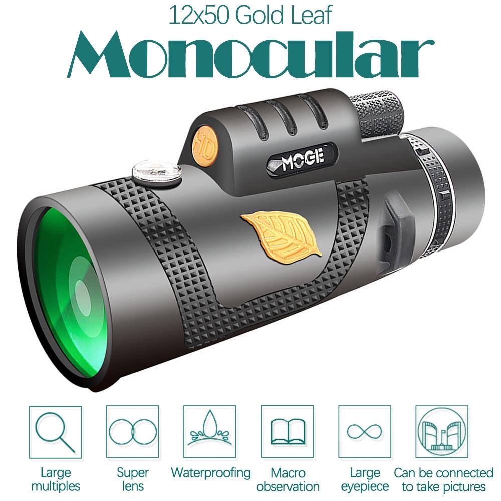 Professional High Definition Monocular Night Vision Telescope Twelve By Fifty