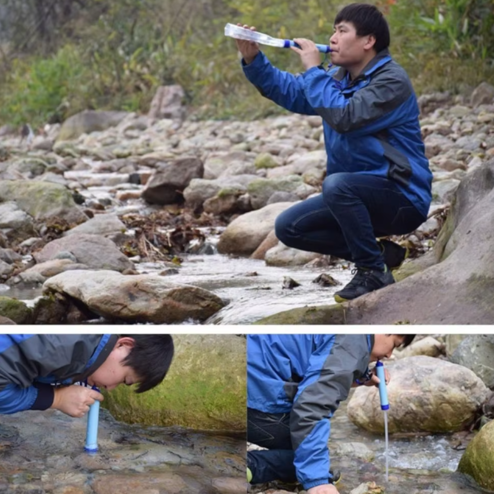 Outdoor Water Purifier For Camping Hiking Emergency Use