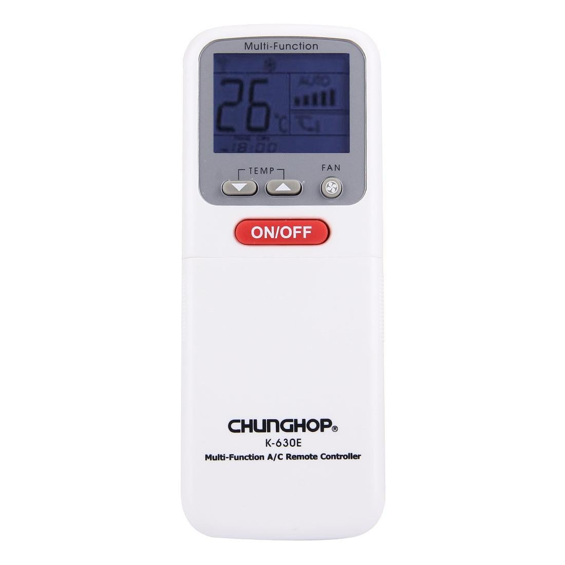 Universal Lcd Air Conditioner Remote Control By Chunghop For Various Brands