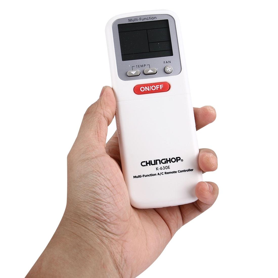 Universal Lcd Air Conditioner Remote Control By Chunghop For Various Brands
