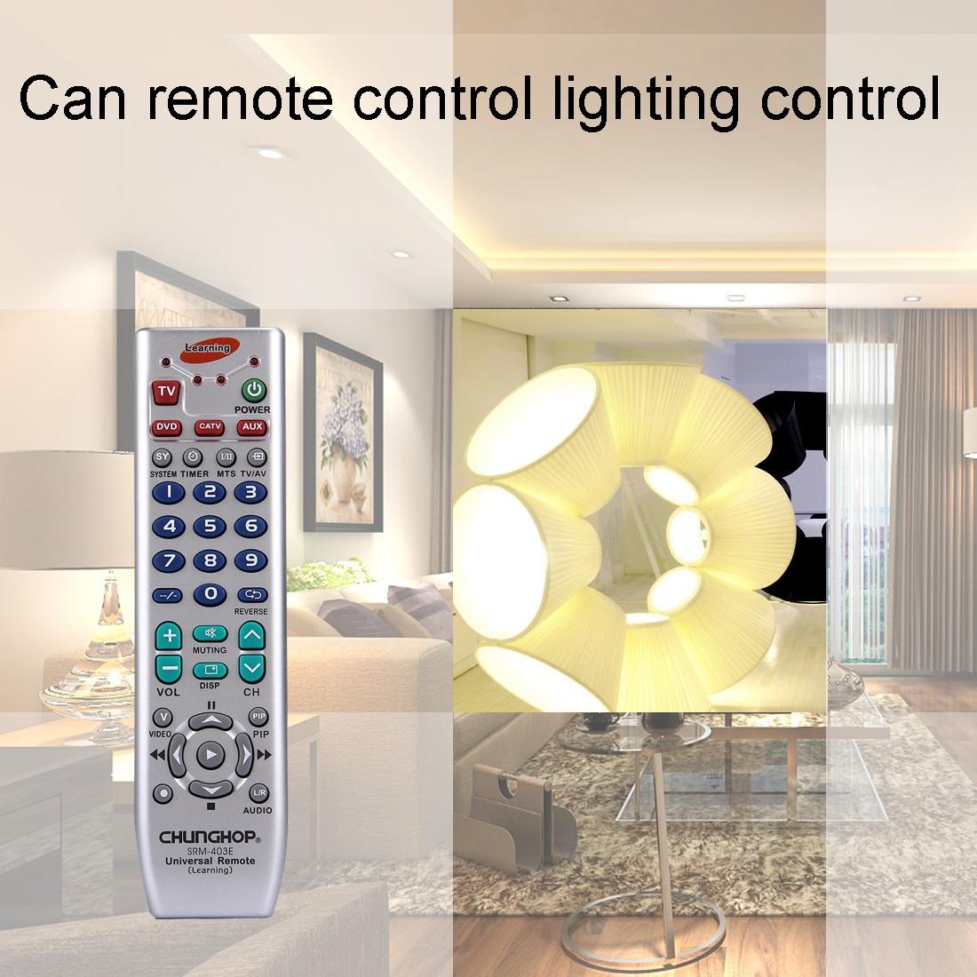 Universal Learning Remote Control For Television Vcr Satellite Cable Hifi Dvd Cd Vcd