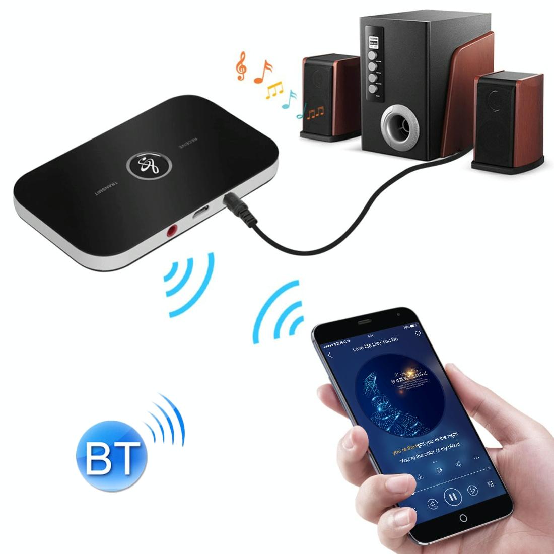 Bluetooth Audio Transmitter Receiver For Hi Fi Sound 2 In 1 Device