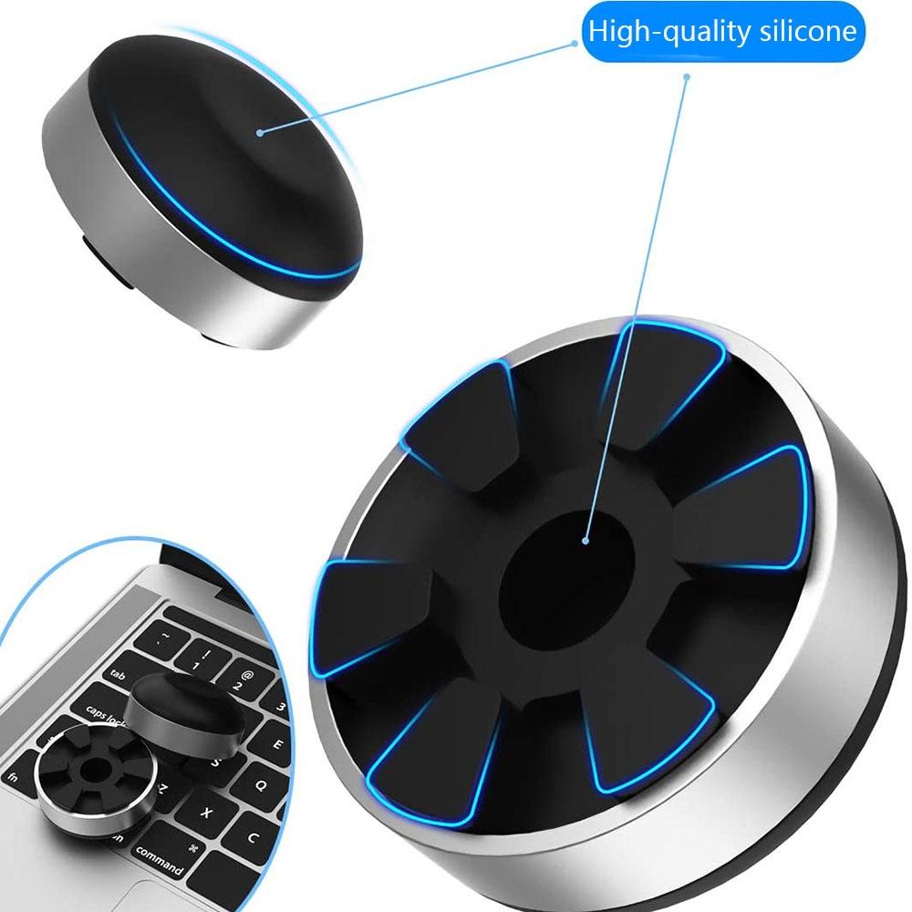 Compact Aluminium Laptop Cooler Stand With Ergonomic Design And Air Circulation