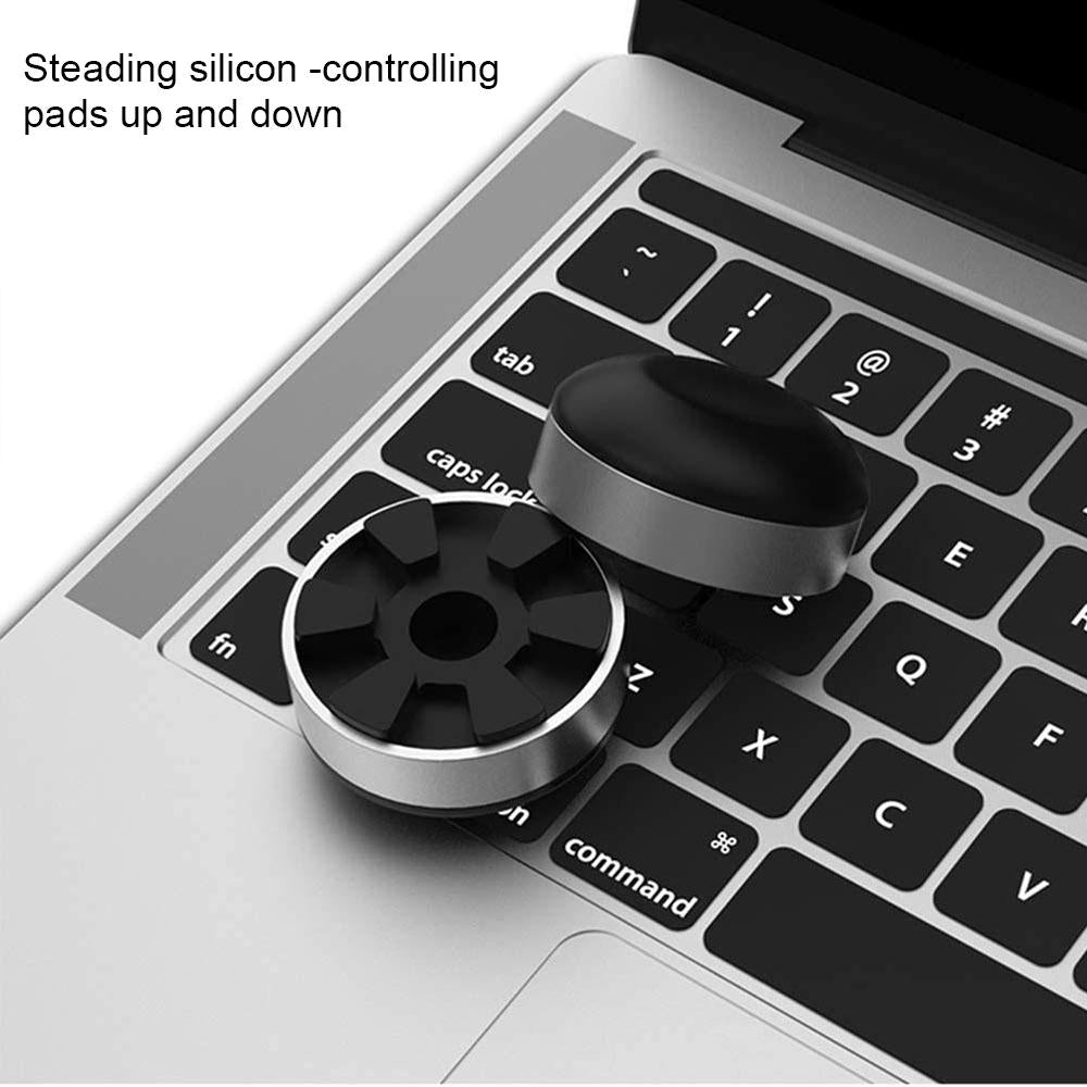 Compact Aluminium Laptop Cooler Stand With Ergonomic Design And Air Circulation