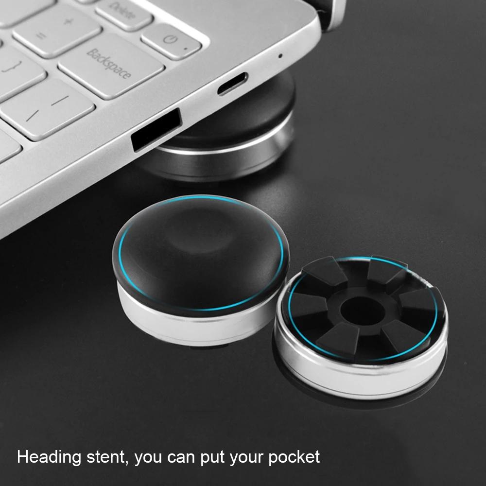Compact Aluminium Laptop Cooler Stand With Ergonomic Design And Air Circulation
