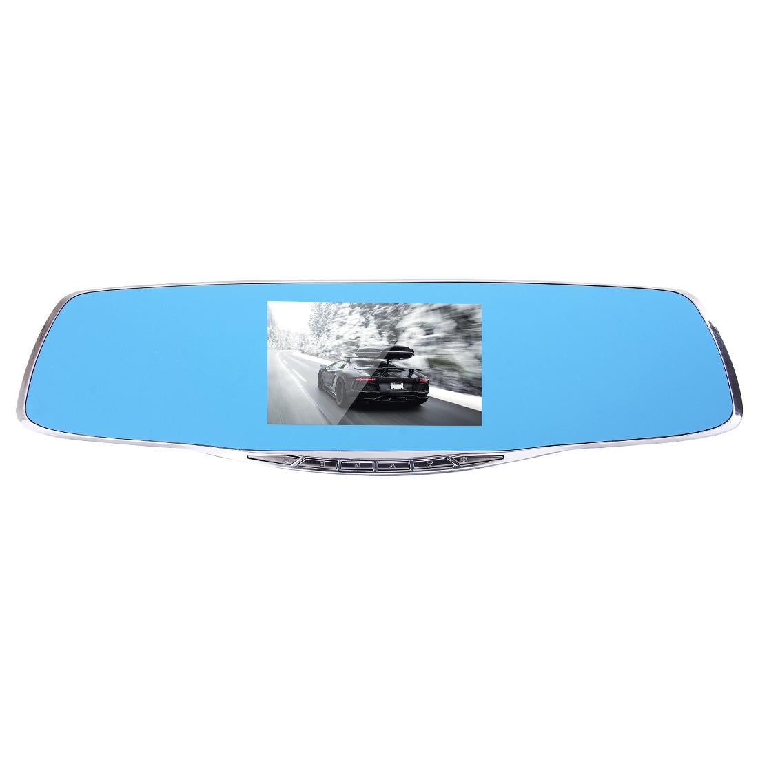 4.3 Inch High Definition 1080P Rearview Mirror Vehicle Dvr With Screen Display