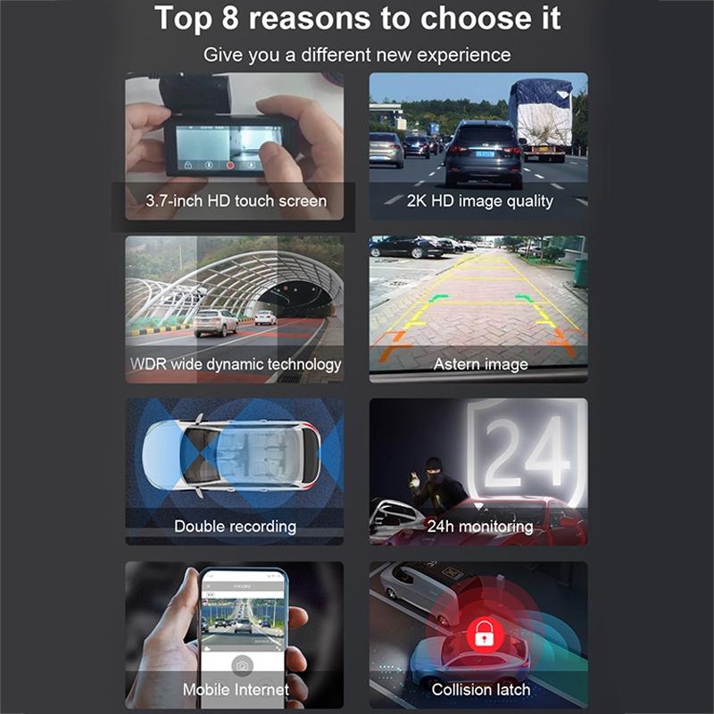 1080P High Definition Night Vision Car Recorder With Wifi And Mobile App Support