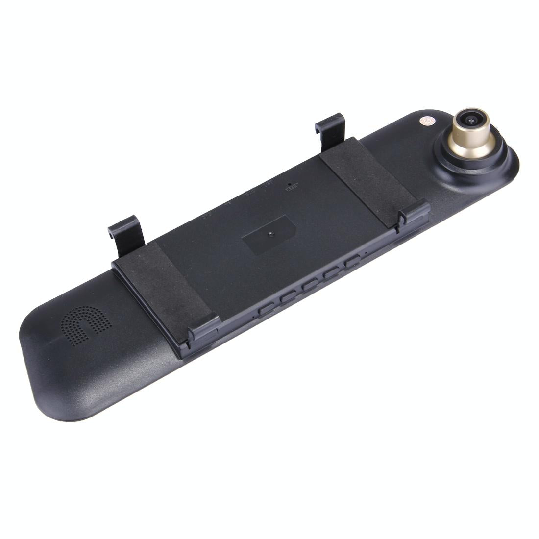 Rearview Mirror Dvr With Left Screen Display For Vehicle Monitoring