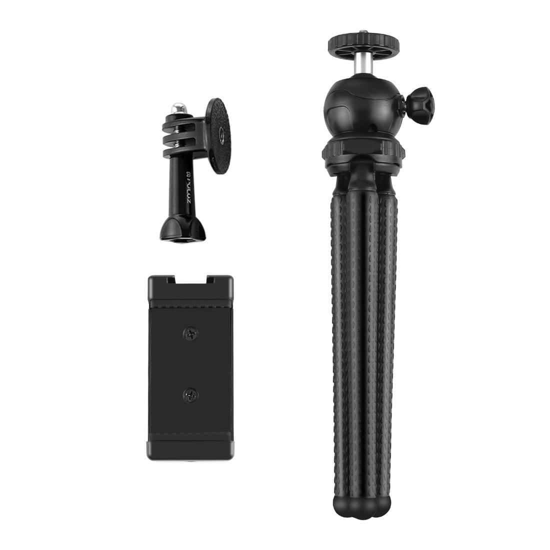 Flexible Mini Octopus Tripod With Ball Head And Phone Clamp For Cameras