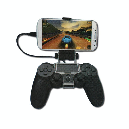 Smartphone Otg Clamp Holder For Sony Ps4 Game Controller Fits Up To 6" Phones