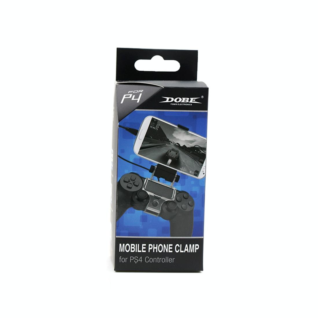 Smartphone Otg Clamp Holder For Sony Ps4 Game Controller Fits Up To 6" Phones