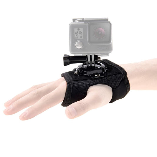 360 Degree Palm Strap Mount For Gopro Hero12 Glove Style