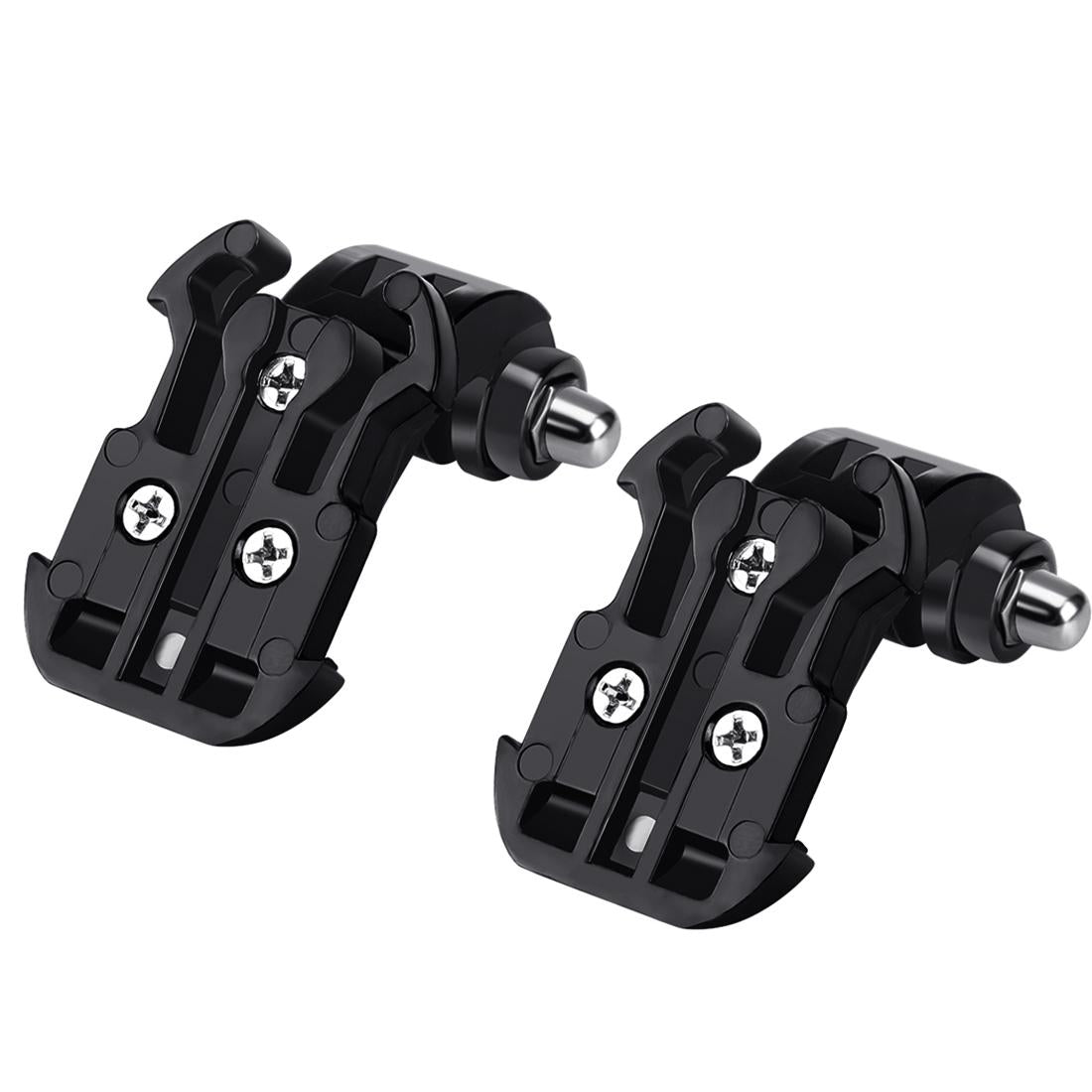 Two Pack Vertical J Hook Mounts For Action Cameras Durable Abs Material