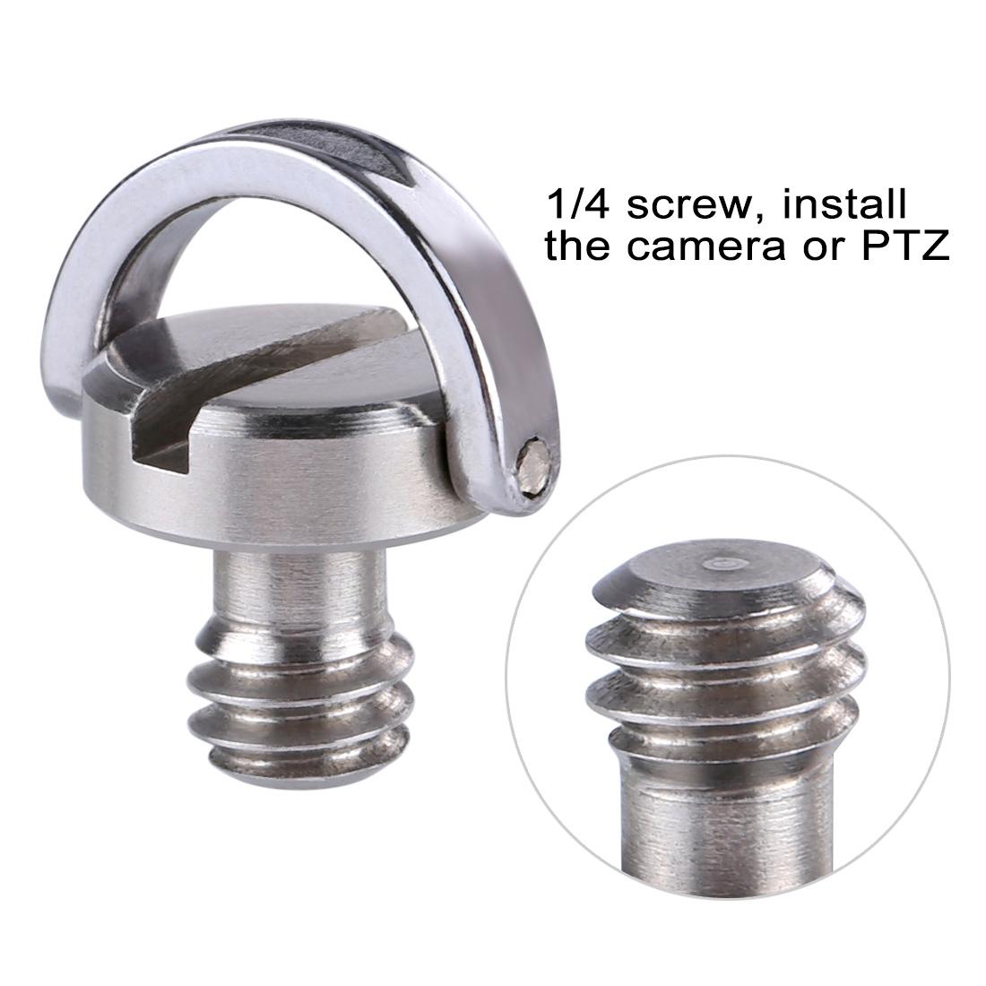 Quick Release Tripod Mount With 1/4 Inch Male Screw And C Ring