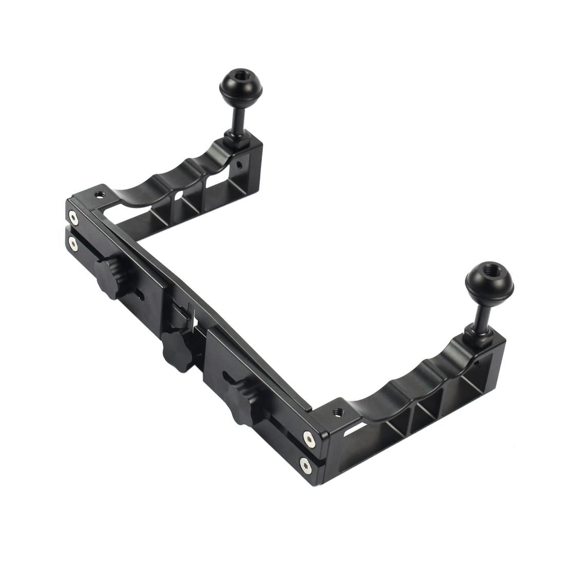 Dual Handheld Lamp Arm For Action Cameras With Unique Design