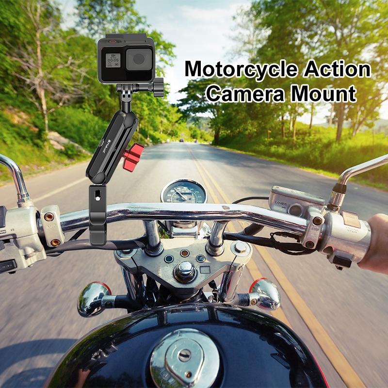 Cnc Metal Motorcycle Handlebar Mount For Cameras And Action