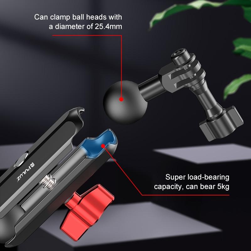 Cnc Metal Motorcycle Handlebar Mount For Cameras And Action