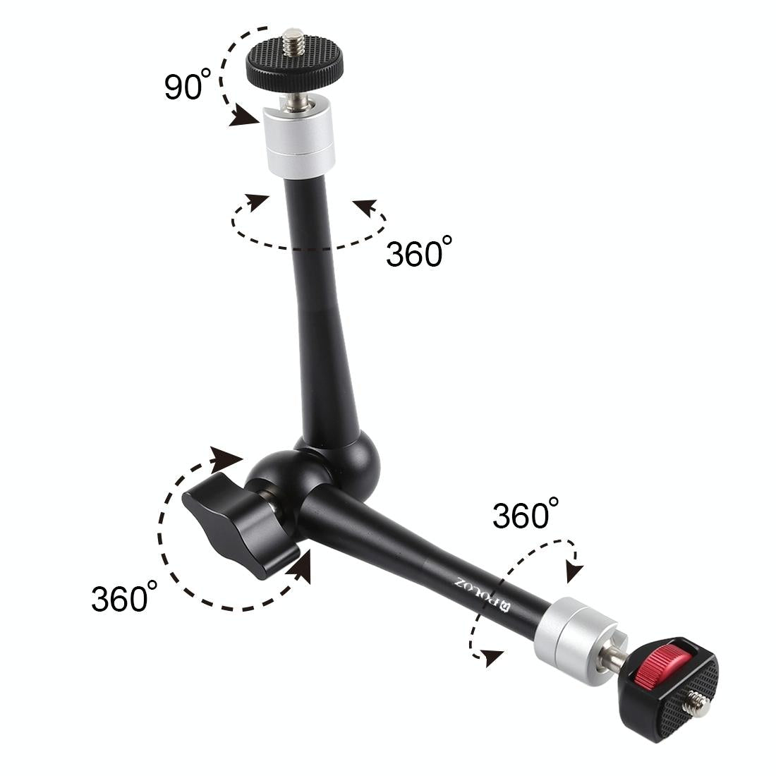 Articulating Magic Arm Eleven Inch Aluminium Alloy For Photography