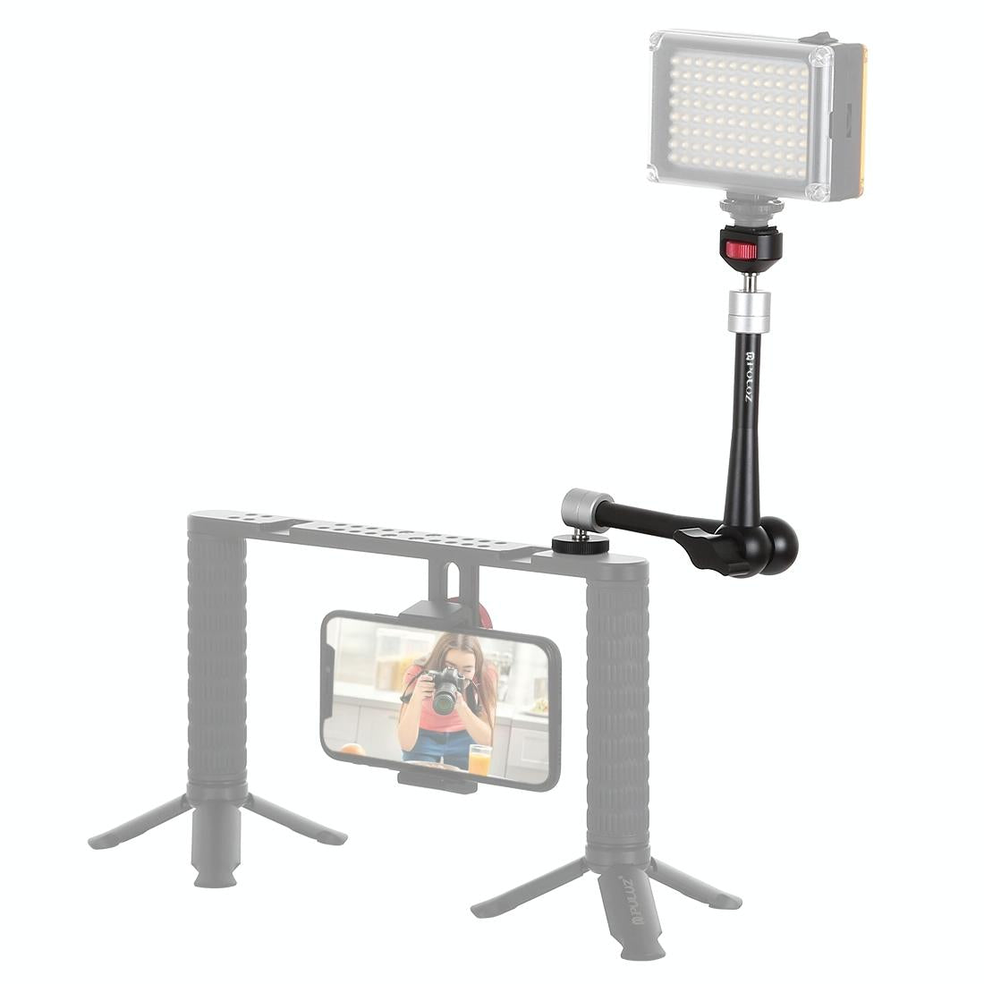 Articulating Magic Arm Eleven Inch Aluminium Alloy For Photography