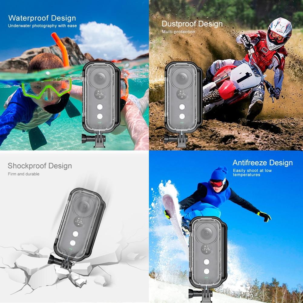 Waterproof Housing For Insta360 One X With 30 Metre Depth Capability