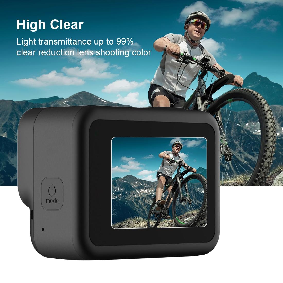 Tempered Glass Film For Gopro Hero8 Lens And Lcd Display Protection