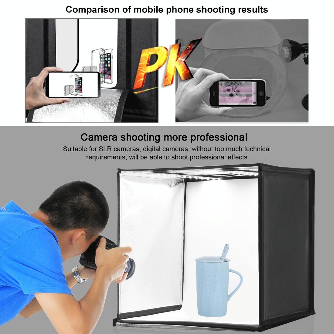Forty Centimetre Studio Tent Light Panel Fifteen Watt One Thousand Two Hundred Lumen