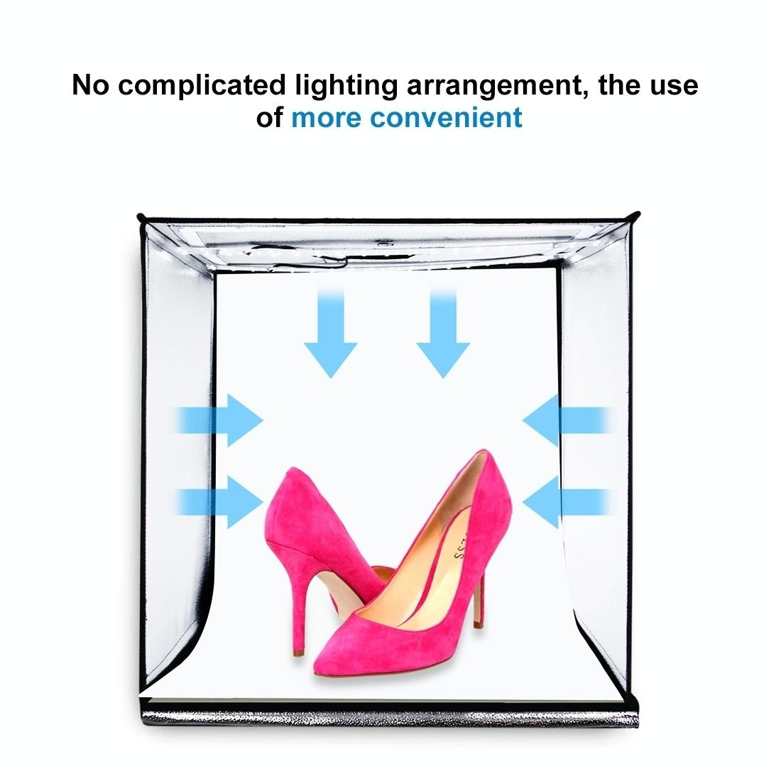 Forty Centimetre Studio Tent Light Panel Fifteen Watt One Thousand Two Hundred Lumen