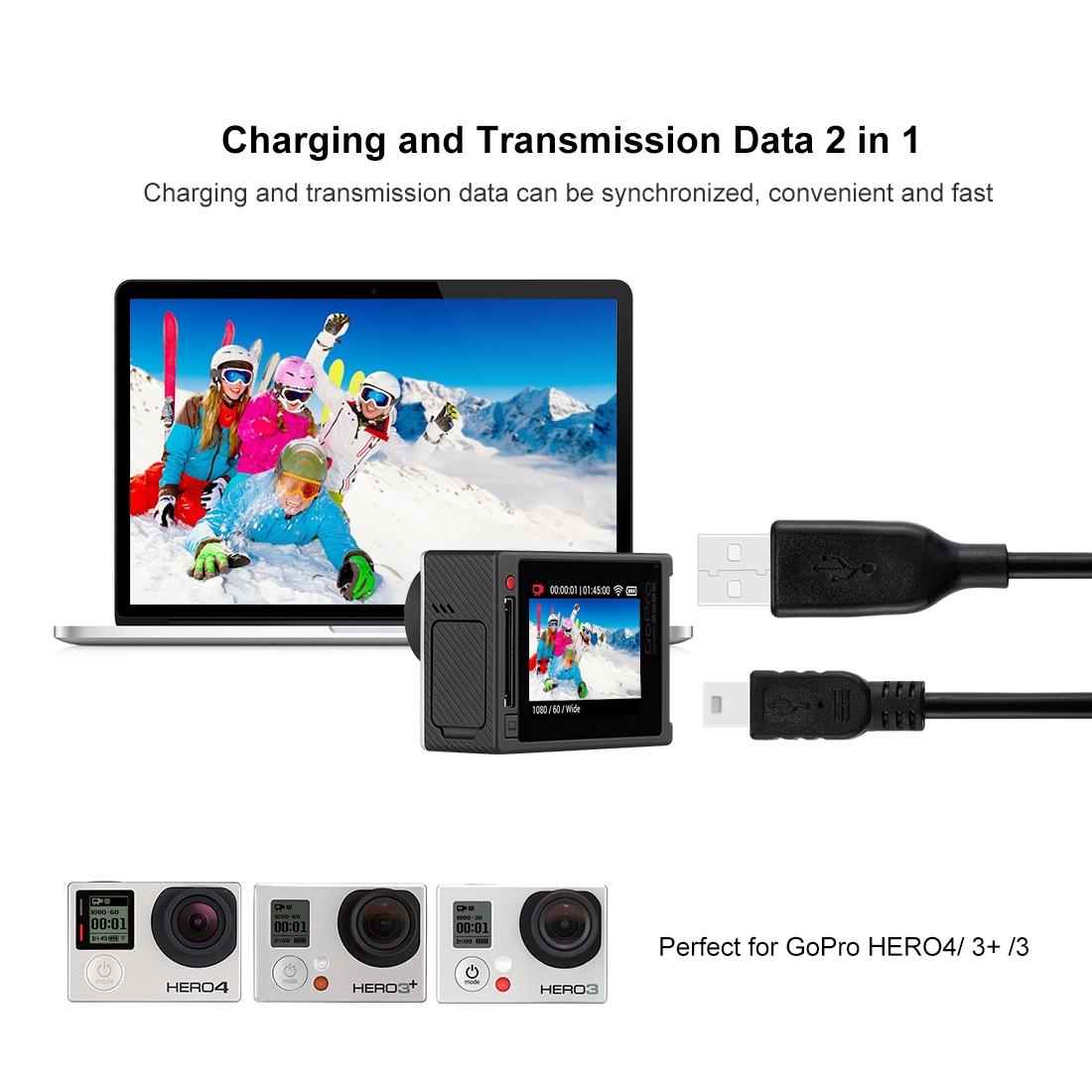 1.5 Metre Usb Sync Cable For Gopro Hero4 Hero3 And Hero3+ Cameras