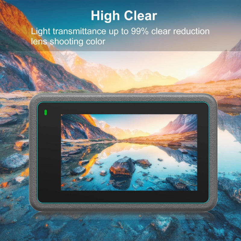Tempered Glass Film Set For Dji Action 3 Protection Of Screens And Lenses