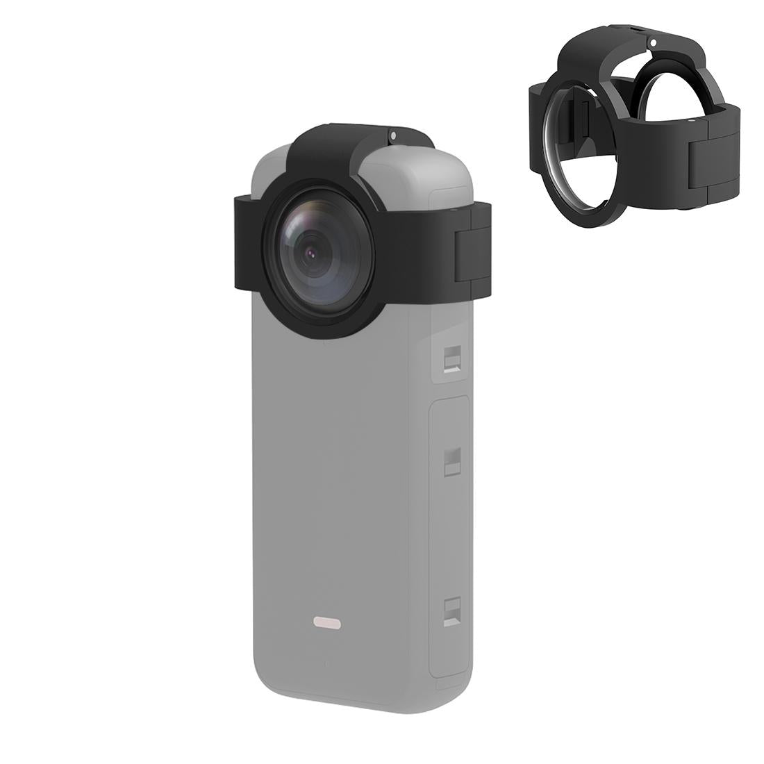 Protective Lens Guard For Insta360 X3 Durable Pc Material Camera Protection